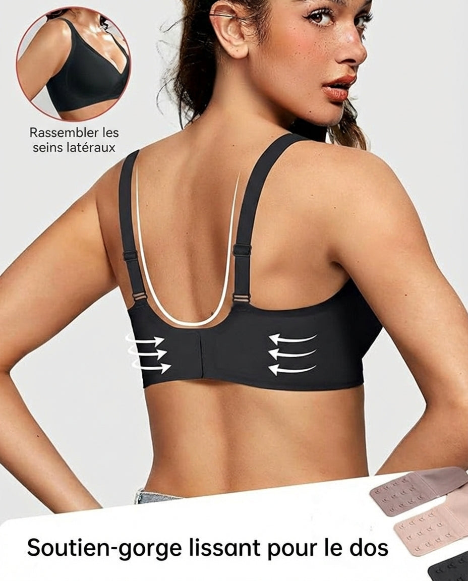 Seamless Deep V Push-Up Wireless Bra
