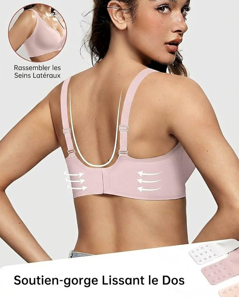 Seamless Deep V Push-Up Wireless Bra